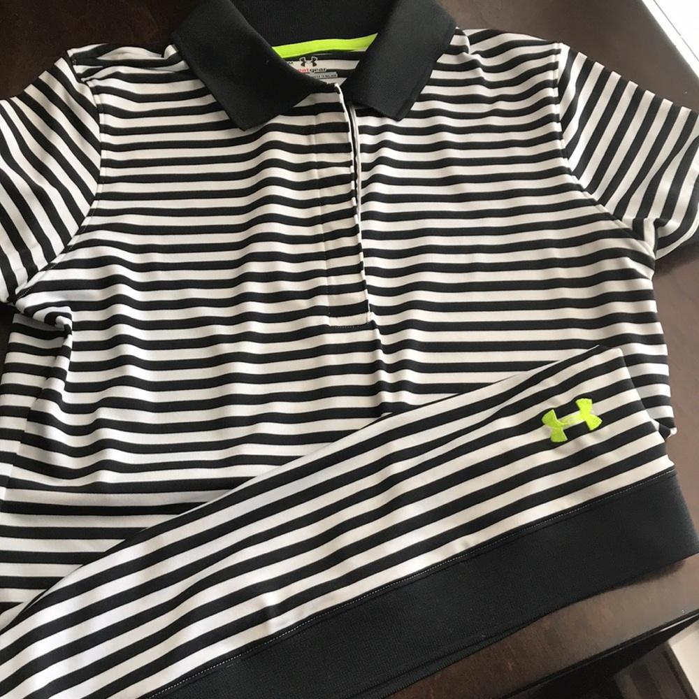 Small black/white womens heat gear UNDER ARMOUR